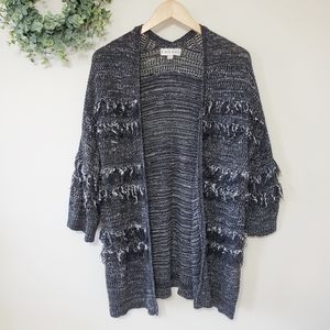 Knox Rose Textured Knit Cardigan Size Large